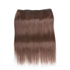 Kahverengi Renk Ombre İnsan Saç Uzantıları / 4X4 Kapatma ile Düz Saç Dokuma